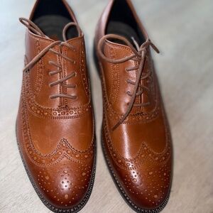 Cole Haan | "Broadway" Wingtip Oxfords | British Tan Leather | Men's Sz 8